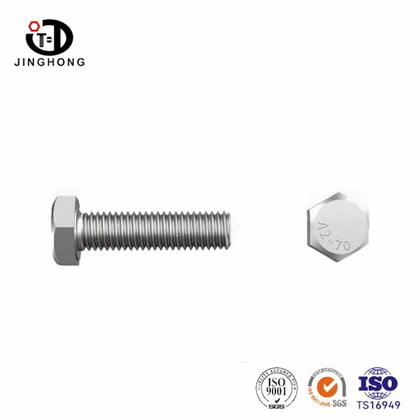 10 mm -es rozsdamentes acél hex csavarok